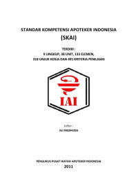 Standar Kompetensi Apoteker Indonesia 2011