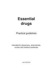 Essential drugs
